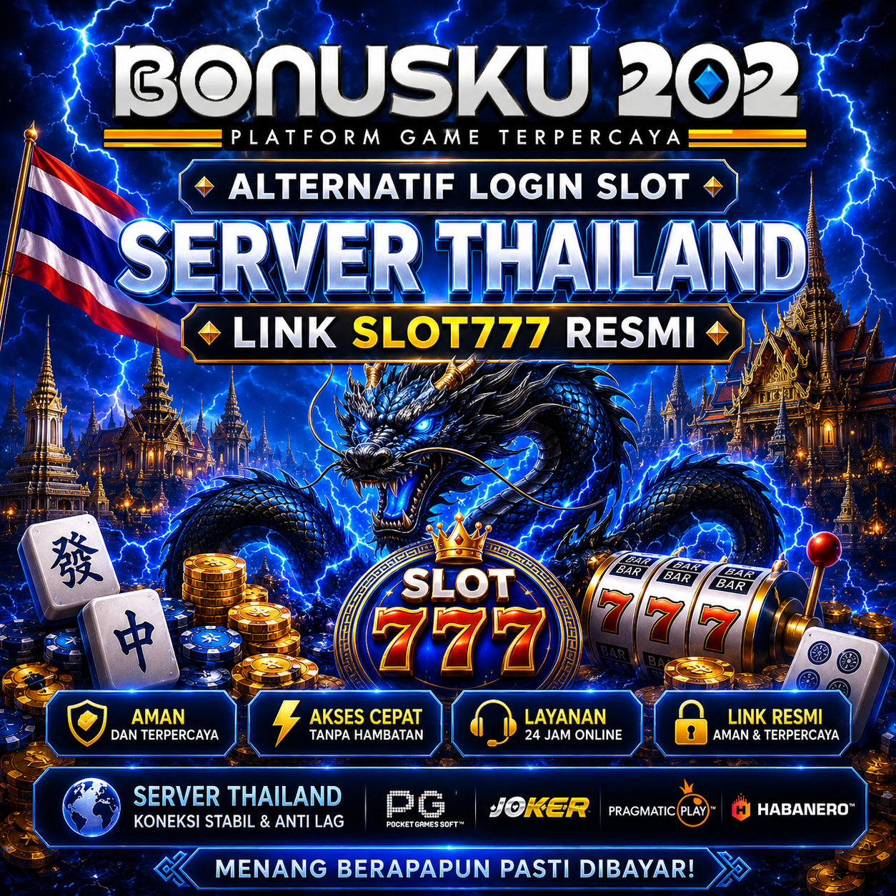 BONUSKU202 # Alternatif Login Slot Server Thailand Link Slot777 Resmi
